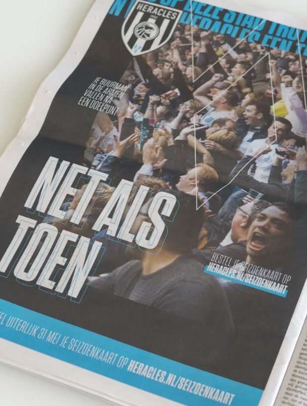 Heracles Almelo advertentie