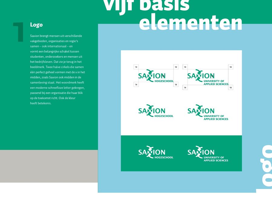 Huisstijl Saxion Hogeschool 2